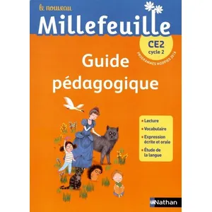 Comparateur de prix : Nathan Le nouveau Millefeuille CE2, cycle 2 : guide pédagogique : programmes modifiés 2018