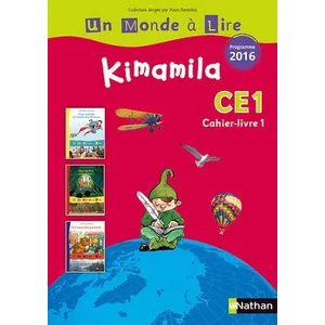 Nathan Un Monde à Lire - Série Rouge CE1: Cahier-livre 1 - Programme 2016