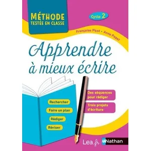 Comparateur de prix : Nathan Apprendre à mieux écrire - Cycle 2 Françoise Picot (Auteur), Anne Popet (Auteur)