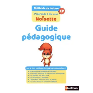 Nathan Méthode de lecture CP J'apprends à lire avec Noisette : Guide pédagogiqueVendu paramazon