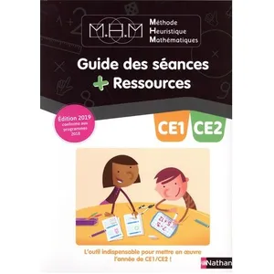 Nathan Méthode Heuristique Mathématiques Ce1-Ce2 - Guide Des Séances + Ressources