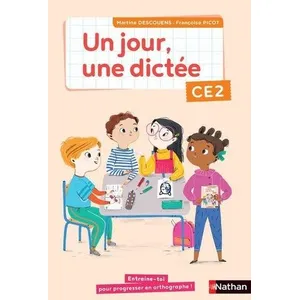 Comparateur de prix : Nathan Cahier de dictées - CE2 - un jour, une dictée (édition 2020)