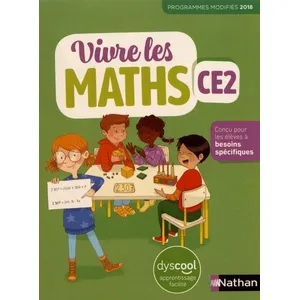 Nathan Vivre les maths CE2 : fichier élève : programmes modifiés 2018 pas cher