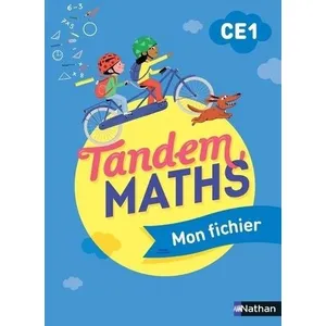 Comparateur de prix : Nathan Tandem : mathématiques - CE1 - fichier de l'élève + cahier de géométrie