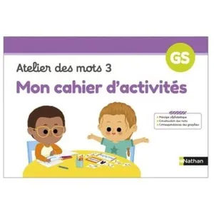 Nathan Mon cahier d'activités Atelier des mots 3 Laurène Paumier (Auteur)