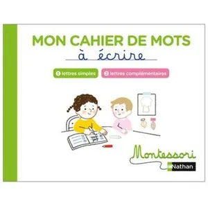 Comparateur de prix : Nathan Mon cahier de mots à écrire - Lettres simples et complémentaires