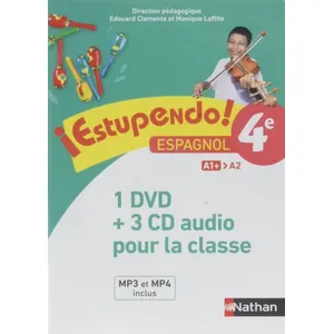 Nathan Estupendo 4è Coffret CD + DVD Classe 2017