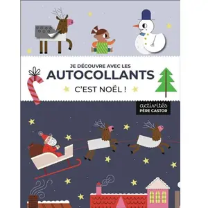 Comparateur de prix : Flammarion Jeunesse Pere Castor Je découvre avec les autocollants - C'est Noël !