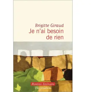 Je n'ai besoin de rien - Brigitte Giraud - Flammarion - broché - Roman pas cher