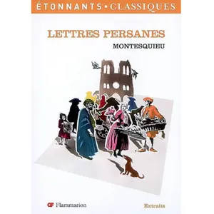 Flammarion Lettres persanes Charles-Louis de Secondat Montesquieu pas cher