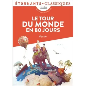 Comparateur de prix : Flammarion Le tour du monde en 80 jours : extraits choisis Jules Verne