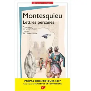 FLAMMARION Lettres persanes Charles-Louis de Secondat Montesquieu pas cher