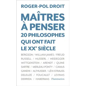 ISBN FLAMMARION Maîtres À Penser - 20 Philosophes Qui Ont Fait Le Xxe Siècle pas cher