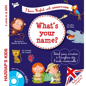 Harrap's I learn english : what's your name ? pas cher