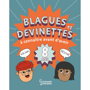 Larousse Blagues et devinettes à connaître avant d'avoir 8 ans pas cher