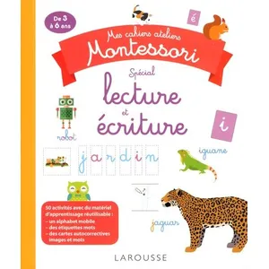ISBN Mes cahiers ateliers Montessori spécial lecture et écriture : de 3 à 6 ans pas cher