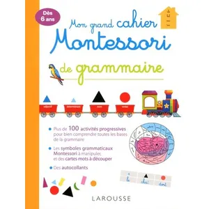 Comparateur de prix : ISBN Mon grand cahier Montessori de grammaire Laurane Gauthier (Auteur)