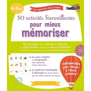 Comparateur de prix : ISBN 50 activités bienveillantes pour mieux mémoriser Marine Duvouldy (Auteur)