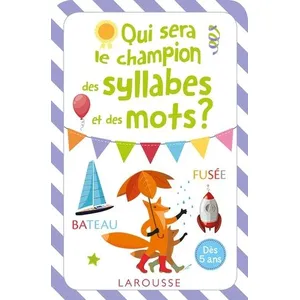 ISBN Larousse Qui sera le champion des syllabes et des mots ? pas cher