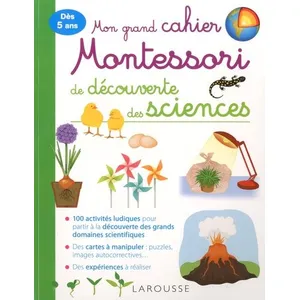 ISBN Mon grand cahier Montessori de découverte des sciences : dès 5 ans pas cher