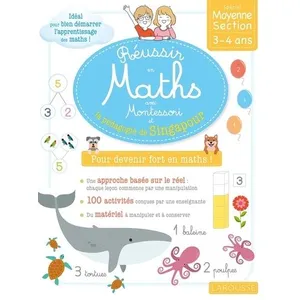 Comparateur de prix : Larousse Réussir en maths avec Singapour MS Delphine Urvoy (Auteur)