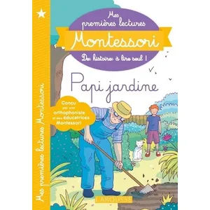 ISBN Larousse Mes premières  lectures MONTESSORI - Papi jardine (Broché) pas cher