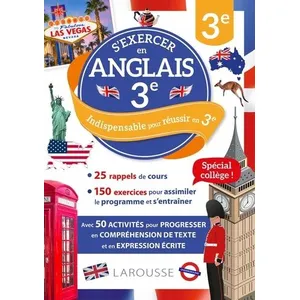 Larousse S'exercer en anglais 3e pas cher