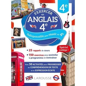 Larousse S'exercer en anglais 4e pas cher