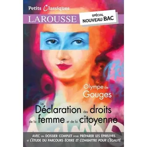 Comparateur de prix : Larousse La déclaration des droits de la femme et de la citoyenne - Nouveau Bac