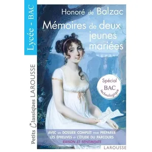 Comparateur de prix : ISBN Mémoires de deux jeunes mariées : texte intégral : spécial bac technologique
