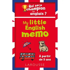 Larousse My little english memo pas cher