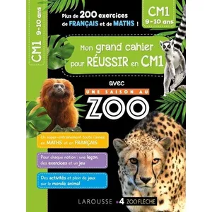 Comparateur de prix : ISBN Mon Grand Cahier Pour Réussir En Cm1 Avec Une Saison Au Zoo