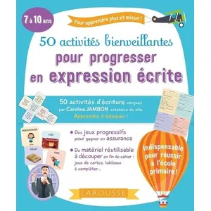 Comparateur de prix : ISBN 50 Activités Bienveillantes Pour Progresser En Expression Écrite