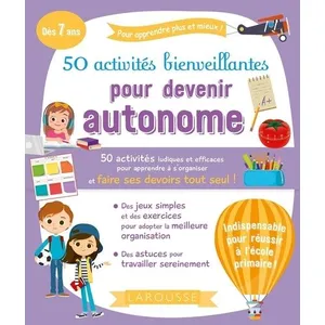 Comparateur de prix : Larousse 50 activités bienveillantes pour devenir autonome Marie Costa (Auteur)