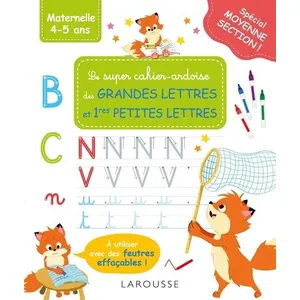 ISBN Mon super cahier ardoise MS -grandes lettres - premières petites lettres pas cher