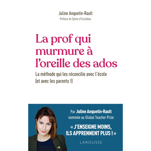 Larousse La prof qui murmure à l'oreille des ados pas cher
