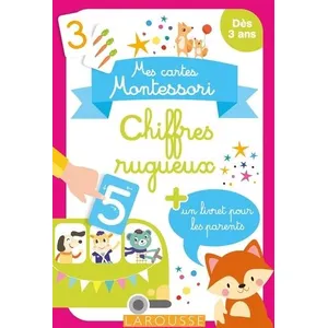 ISBN Larousse Mes cartes Montessori : Chiffres rugueux Boîte ou accessoire pas cher
