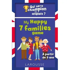ISBN Qui sera le champion en anglais ? My Happy 7 families game pas cher