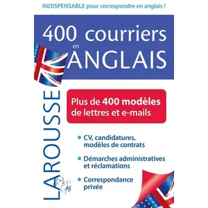 Larousse 400 courriers en anglais Collectif (Auteur) pas cher