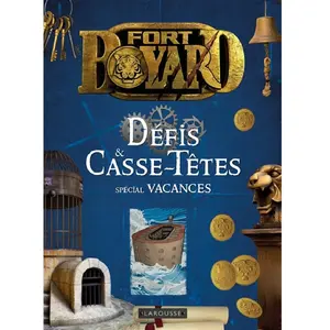 Larousse Casse-têtes et jeux de logique de Fort BOYARD- cahier de vacances adultes broché pas cher
