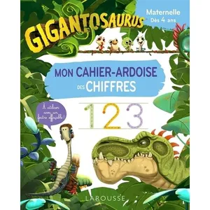 ISBN GIGANTOSAURUS Mon super cahier ardoise des CHIFFRES  Collectif (Auteur) pas cher
