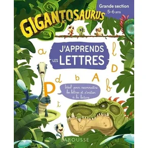 ISBN GIGANTOSAURUS J'apprends les lettres - GS  Collectif (Auteur) pas cher
