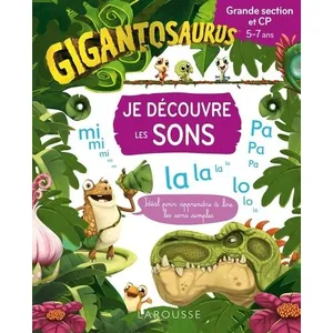 ISBN GIGANTOSAURUS Je découvre les sons - GS/CP: Grande section et CP pas cher