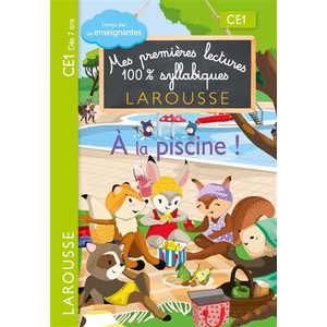 ISBN Larousse Premières lectures syllabiques CE1 - A la piscine pas cher