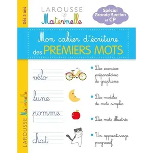 ISBN Mon Cahier D'écriture Des Premiers Mots - Spécial Grande Section Et Cp pas cher
