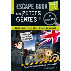 Comparateur de prix : ISBN Escape book des petits génies in english de la 6e à la 5e broché