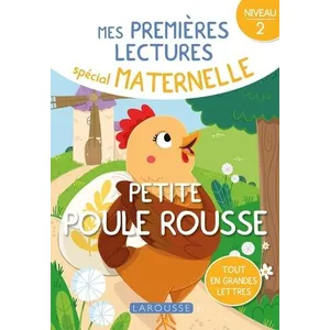 Larousse Mes premières lectures spécial maternelle - niveau 2 - Petite poule rousse pas cher