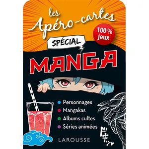 Larousse Apéro-cartes spécial manga pas cher