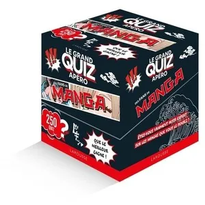 Larousse Le grand Quiz apéro fans de MANGAS pas cher