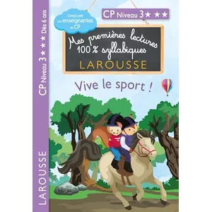 ISBN Mes premières lectures 100% syllabiques : CP niveau 3 - Vive le sport ! pas cher